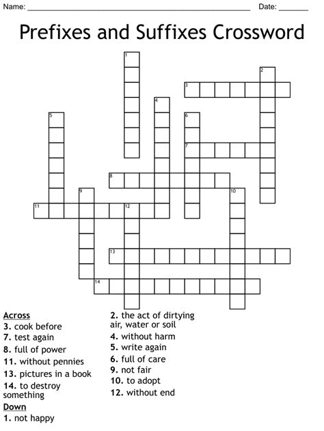 The crossword clue &39;Other&39; prefix with 6 letters was last seen on the August 20, 2023. . One and only prefix crossword